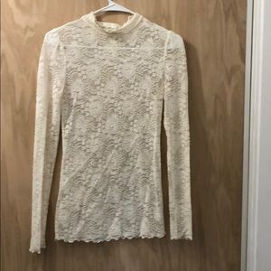 Free People lace blouse